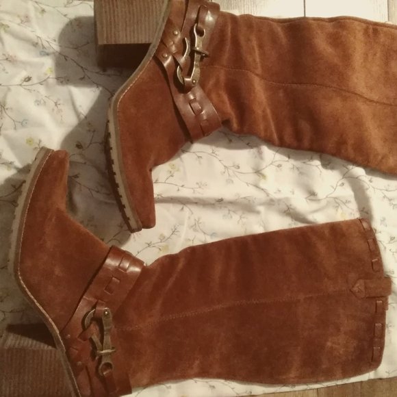 Jessica Simpson Lanasi Leather Boots - Picture 1 of 4